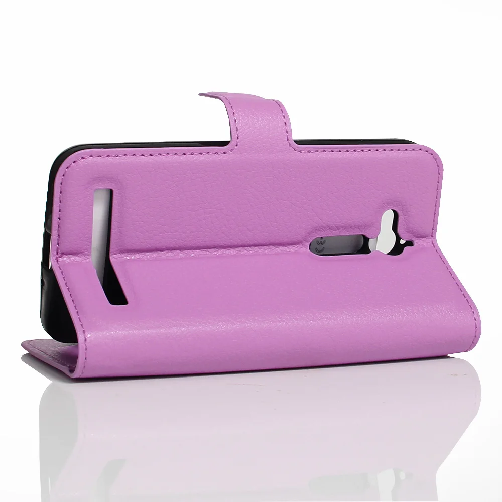 ل Asus ZenFone الذهاب ZB500KL ZB500KG بو الجلود الغطاء الخلفي حالة ل ZenFone الذهاب ZB500KL حالة الوجه واقية الهاتف حالات