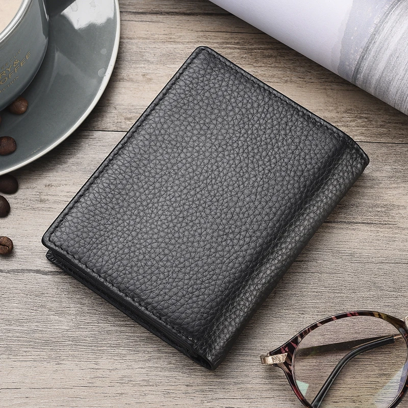 Genuine Leather Drivers License Card Holder Wallet (13)