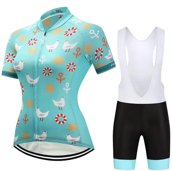 Pro cycling clothing women maillot mtb bike jersey set Quick dry new