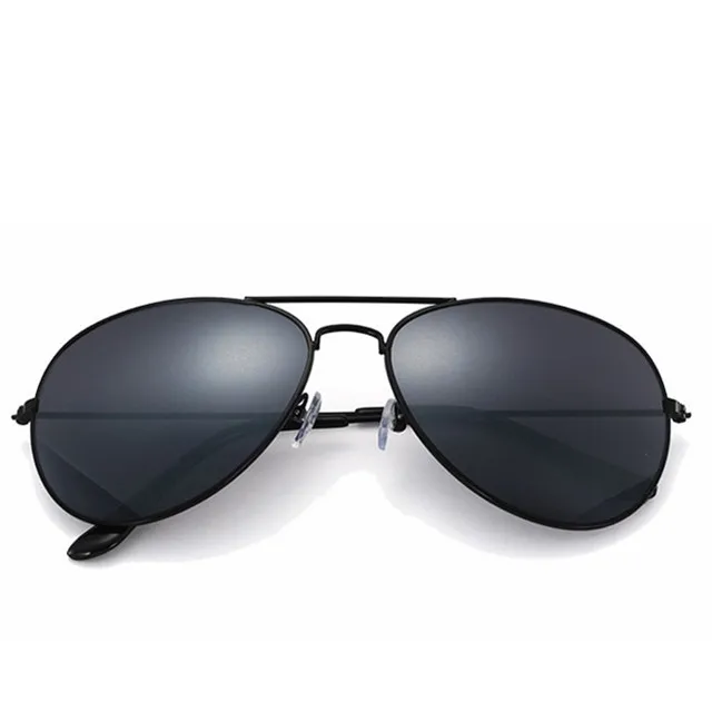 Роскошные поляризованных солнцезащитных очков Для женщин мужские Брендовая Дизайнерская обувь для вождения очки-авиаторы женские солнцезащитные очки для женщин UV400 очки - Цвет линз: Black