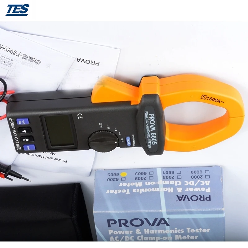 Power Analyzer Meter PROVA 6605 Harmonic Recorder AC Currentin Current