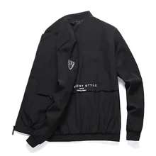 Мужские осенние куртки и пальто Jaquet мужские повседневные модные тонкие приталенные куртки на молнии Hombre