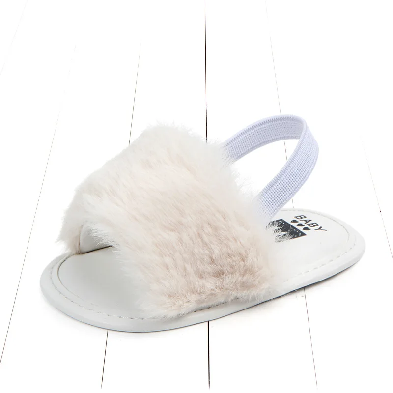 Baby Sandals for Girls Beach Sandals 2019 Summer New Kids Shoes Lovely Plush Toddler Princess Non-slip Crib Slippers Kids Gifts (11)