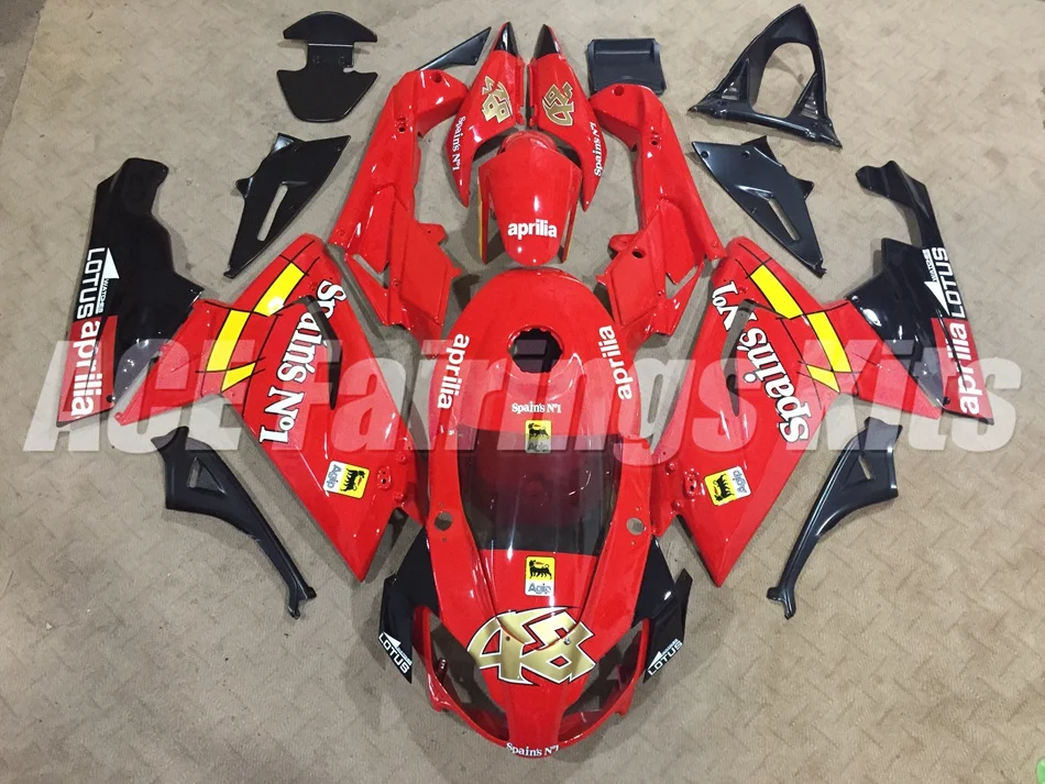 

Injection mold New ABS Full Fairing kit Fit for Aprilia RS125 06 07 08 09 10 11 RS 125 2006 2007 2011 Fairings set custom red