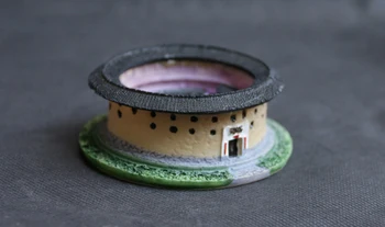 

World Heritage Great Building King of Tulou ChengQi Lou China Yongding Hakka Tulou Earthen Building Figure Model
