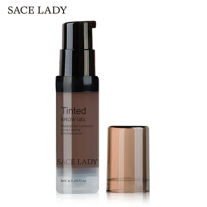 SACE LADY 6 видов цветов гель для бровей из хны водостойкий оттенок набор кистей