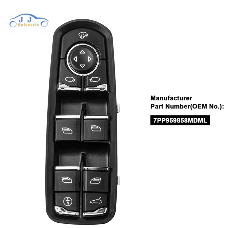 7PP959858MDML Front Door Driver Side Electric Power Window Switch For