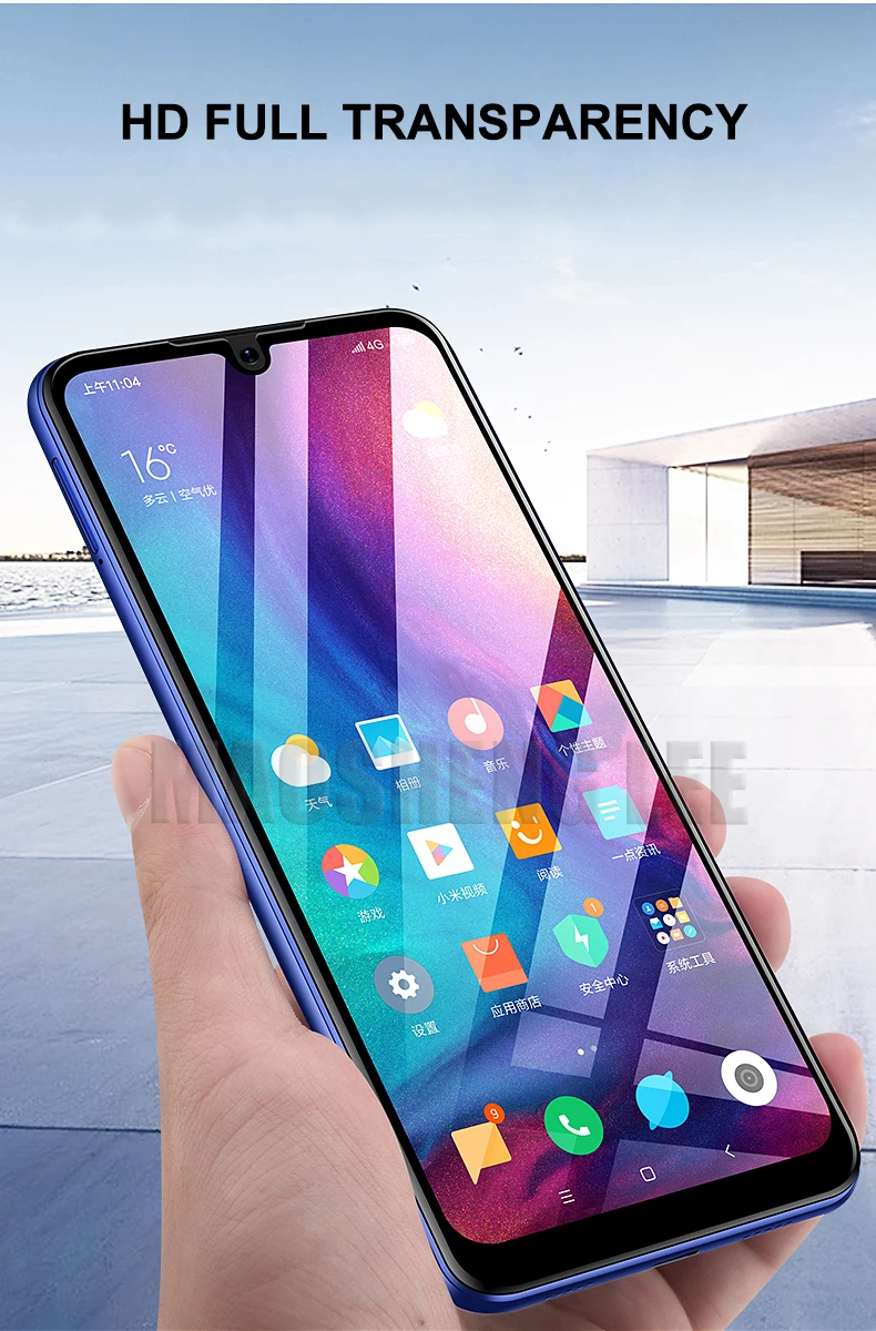 Новинка 9D закаленное стекло для Xiaomi redmi note 7 полное покрытие защита экрана закаленное стекло для Xiaomi redmi note 7 pro стеклянная пленка