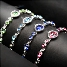 Korea New Hot Heart Crystal Women Bracelet Fashion Jewelry Elegant Lady All match Personality Accessories
