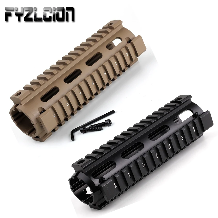 Hunting Airsoft AR 15 M4 Handguard Carbine 6.7 Inch RIS Quad Rail 2