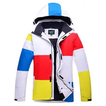 Brands Men Snow Jackets high quality skiing Clothing outdoor sports ski snowboard waterproof windproof Thick winter Ski jackets