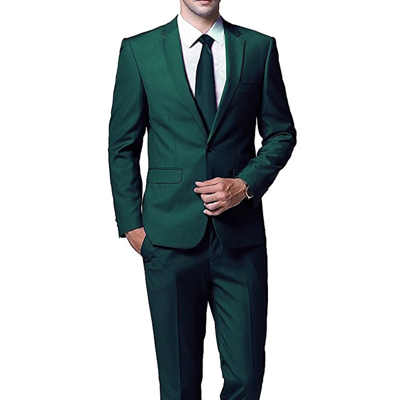 green evening jacket