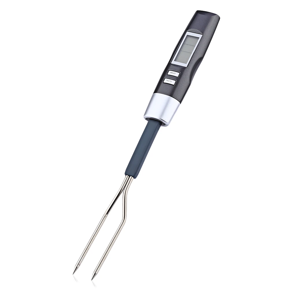 

Stainless Steel BBQ Fork Probe Kitchen Thermometer Cooking Tool Digital Electronic Meat Thermometer Barbecue Fork Probe