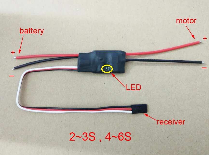 

5A/10A/20A/30A Brush ESC 12V 24V DC Electric Speed Controller Regulator Modify Parts For DIY RC Airplane Model