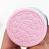 1PCS Cute Kawaii Creative Biscuit Eraser Cookie Rubber Stationery School Supply Novelty Lovely Oreo Macaron Cake Eraser ► Photo 3/4