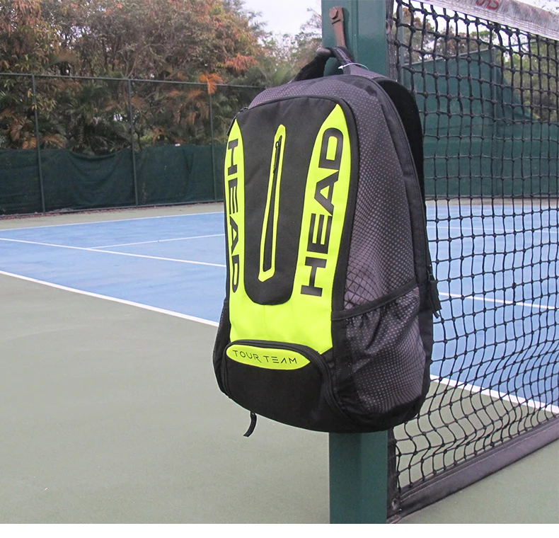 Настоящая голова Теннисная ракетка сумка Волан пакет Сквош Бадминтон команда спортивный мужской рюкзак вместительность 1-2 шт Новинка