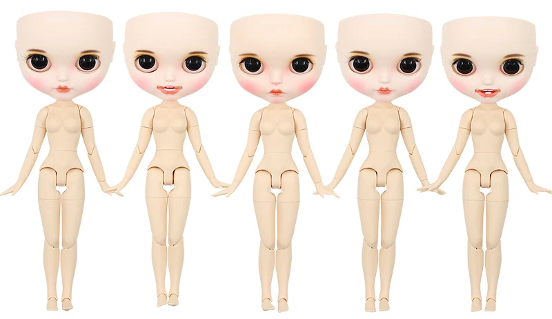 Кукла с гибкими суставами, матовое лицо без волос