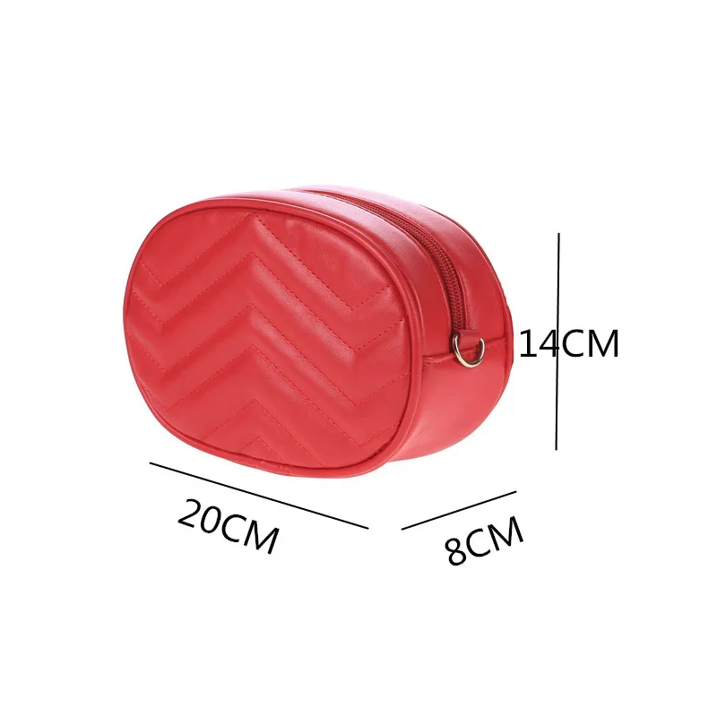 Новая Женская поясная сумка женская круглая поясная сумка Роскошная брендовая модная дизайнерская высококачественная искусственная кожа поясная сумка женская сумочка