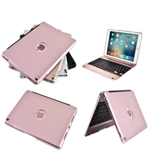 Luxury Bluetooth Keyboard Case For apple iPad pro 9.7inch, Wireless Keyboard For apple ipad air 2 ipad 6 with ABS plastic Body