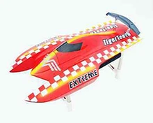 E22 Catamaran Electric Brushless Fiberglass RC Boat KIT Bare Hull Only RC Toy Speed Racing Boat Red 75 km/h