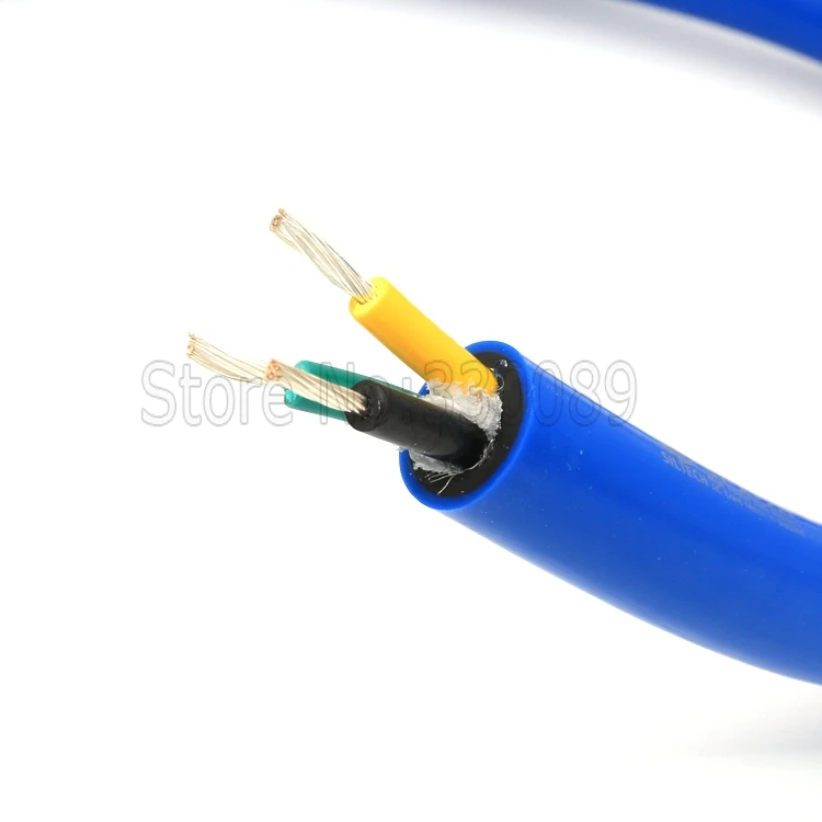 10Pair DC 5.5x2.1mm Male+Female 22AWG Pigtail Surveillance Power Cable 0.25M UE