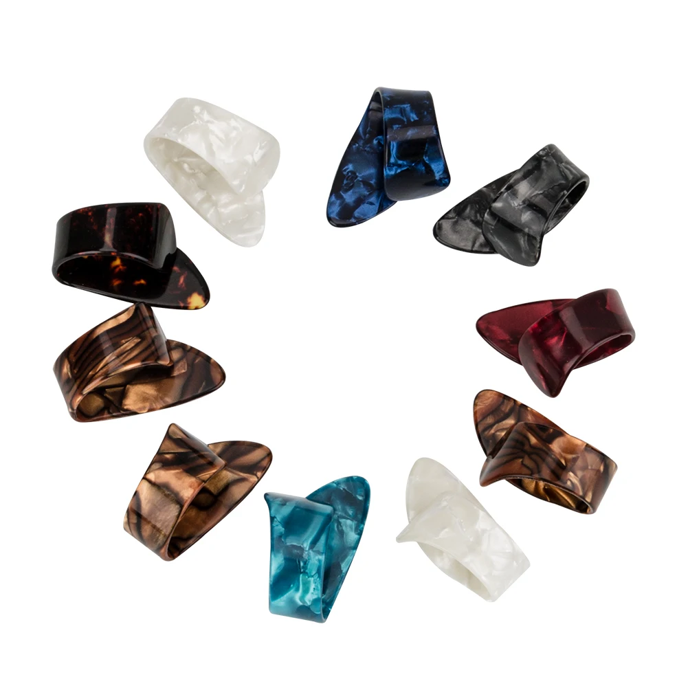 10 шт./1 Набор гитарные медиаторы для пальцев|thumb guitar pick|plectrum guitarguitar accessories |