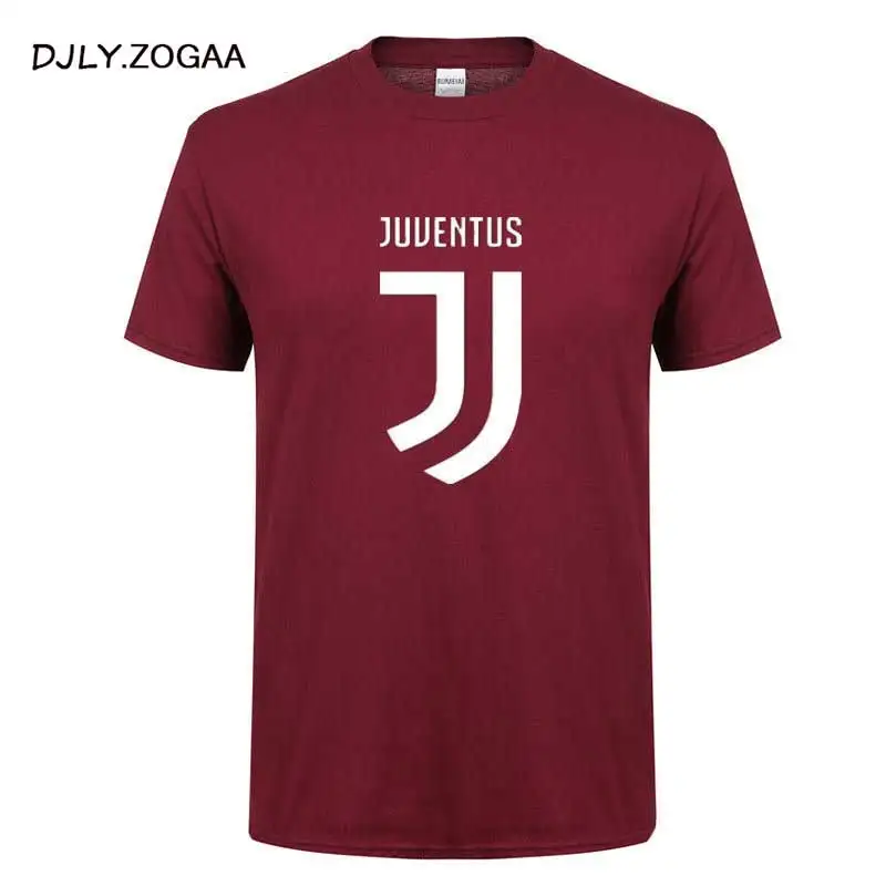 

JUVENTUS 2019 Juve New Men T-Shirt Team Logo Serie A Cotton Male Sweatshirts Casual Short-sleeved Men's T-shirts