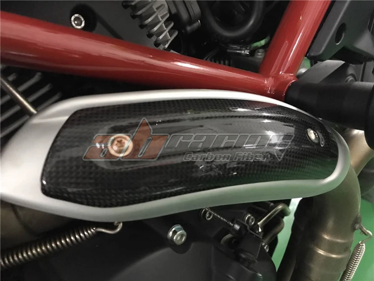 Экранно-выхлопное устройство Крышка Для Ducati Monster 797 полное углеродное волокно саржа