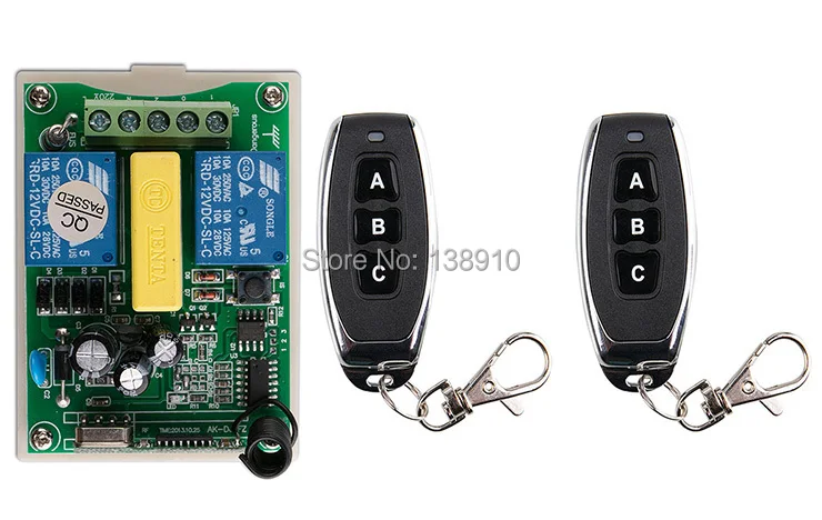 Aliexpress Com Buy Ac220v 2channe Rf Wireless Remote