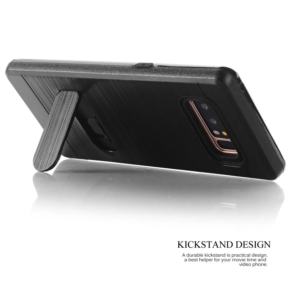 Роскошный чехол для samsung Galaxy Note 8, 6,3 дюймов, Coque Note8 8 Note, матовый чехол, подставка для карт, карманный ПК, ТПУ, Funda A2