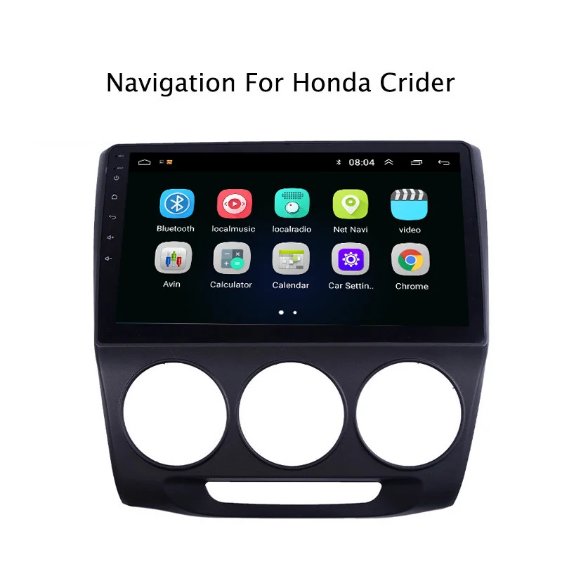 Discount 10.1" 2.5D IPS Android 8.1 Car DVD GPS For Honda Crider 2013 2014 2015 2016 2017 2018 Car Radio Stereo Head Unit with Navigation 2