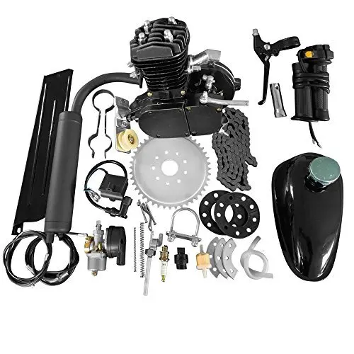 Kit de Motor de gasolina motorizado de bicicleta de 2 tiempos 80CC conjunto de accesorios de moto de bicicleta de motocicleta