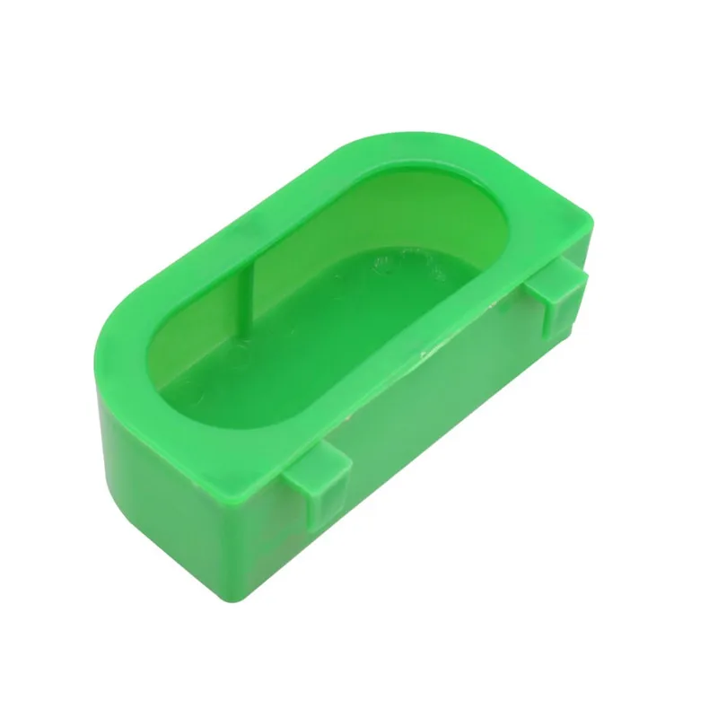 Plastic Poultry Feeder Pet Birds Feeding Trough Parrot Food Water Bowl Feeding Splash-proof Cup Pigeons Cage Feeder 1 Pcs