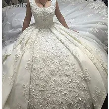 Размера плюс Full lace Роскошные Свадебные и Бальные платья robe de mariage vestido de noiva принцесса свадебное платье нарядное платье