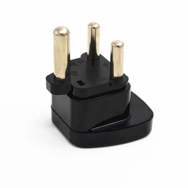 2016 Южная Африка Travel Adapter Тип m большой 15 Ампер bs 546 Подключите адаптер Черный Цвет