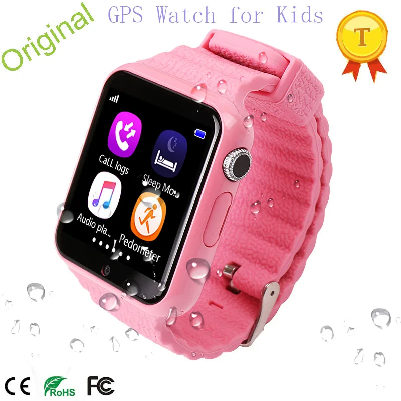 

2017 Children Smat Watch with MTK2503 GPS Touch Screen Google Map SOS Button Watch For Child GPS Locator Watch pk Q50 Q60