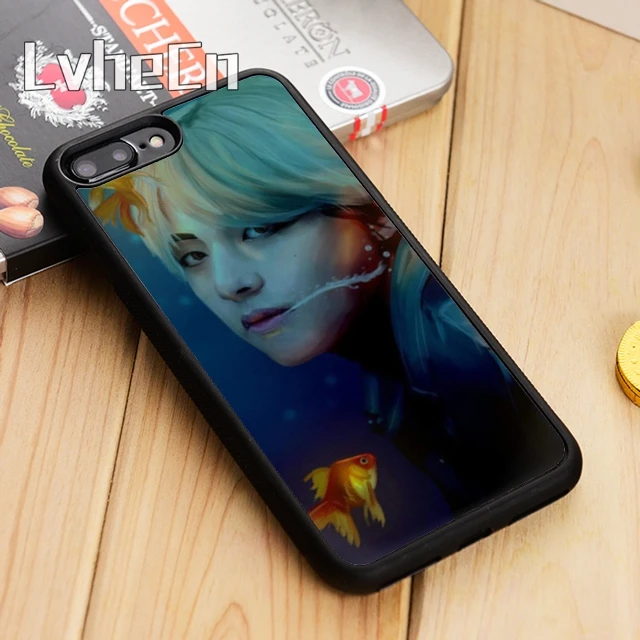 

LvheCn Taehyung van gogh art Phone Case Cover For iPhone 5 6s 7 8 plus 11 pro X XR XS Max Samsung Galaxy S6 S7 edge S8 S9
