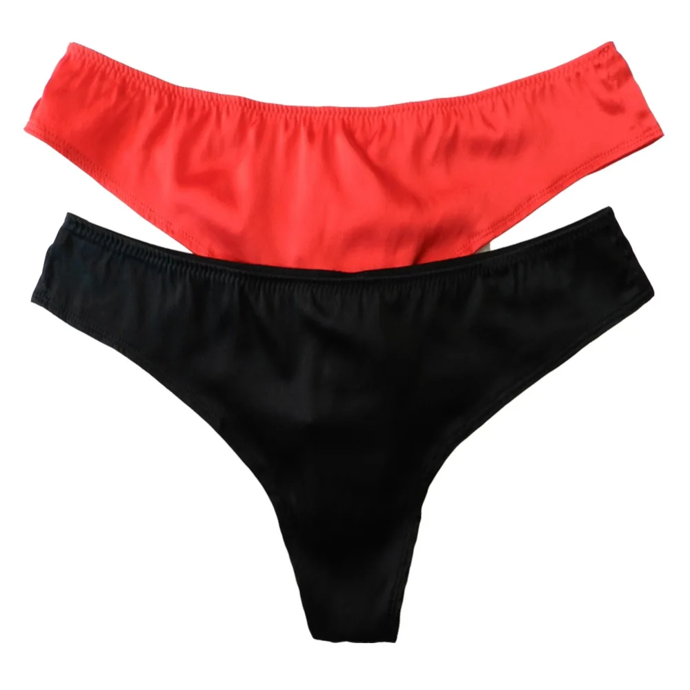 panasilk 2pcs Women"s 100 Silk String Bikinis Size S M L XL XXLin