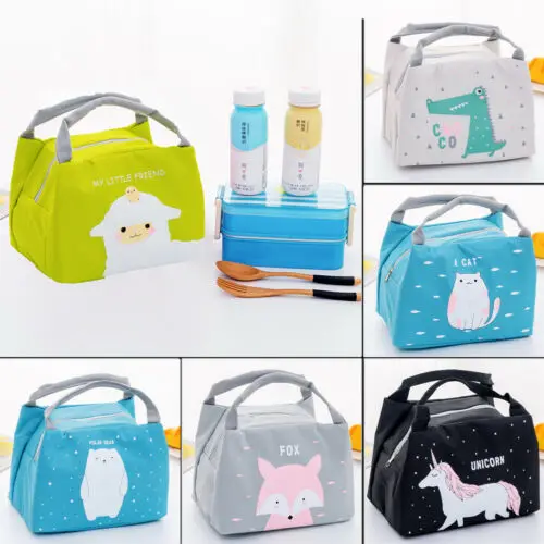 Cute Multicolor Optional Bags Portable Animal Thermal Insulated Cooler Waterproof Picnic Lunch Box Bag Pouch Bolsa de bento Cute Multicolor Optional Bags Portable Animal Thermal Insulated Cooler Waterproof Picnic Lunch Box Bag Pouch Bolsa de bento