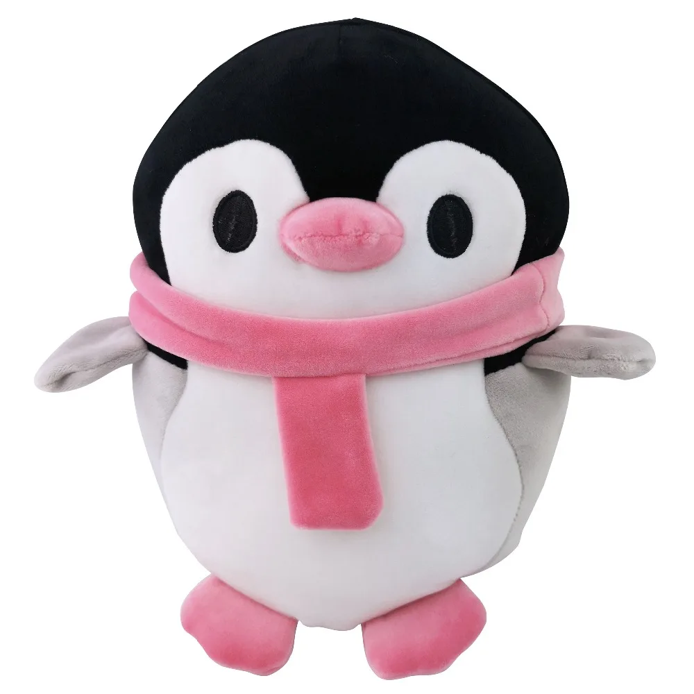 

Dropshipping Free Shipping Hight Quality Cute Plush Penguin Stuffed Soft Penguin Toy with Scarf for Festival Gifts