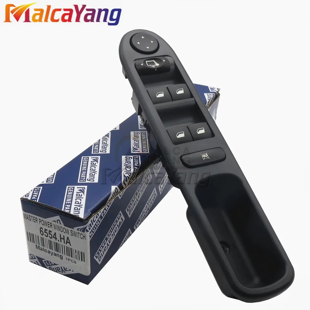 

*With Panel* For Peugeot 406 Master Power Window Switch For Citroen C4 2004-2010 6554.HA 6554HA