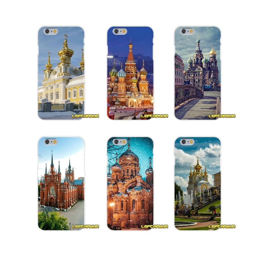 Аксессуары чехлы для телефонов СПб Смольный обитель России iPhone X 4 4S 5 5S 5C SE 6 6S 7 8 Plus
