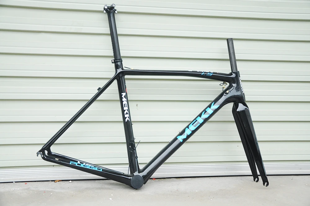Cheap carbon bike frame with fork and seatpost handle  cool price 700c Mk  Gloss 56 cm inner cable full carbon tapered road bike frame 1