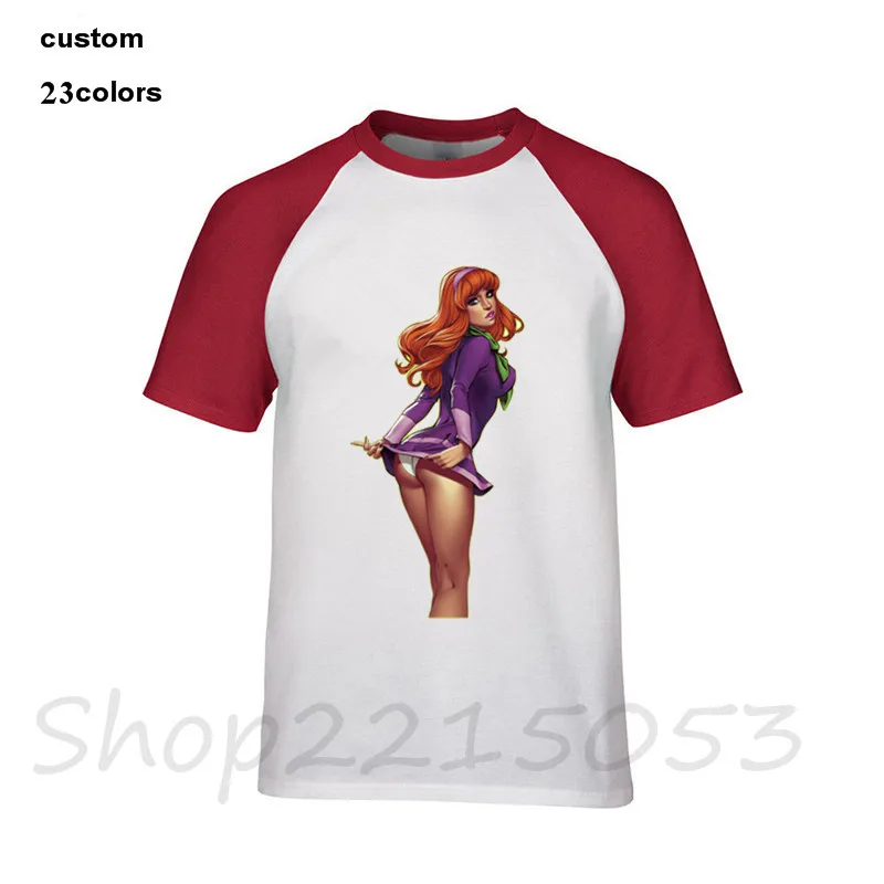 2019 уличная Daphne Boo Scooby Doo ahegao waifu Сексуальная футболка для девушек и мужчин забавная