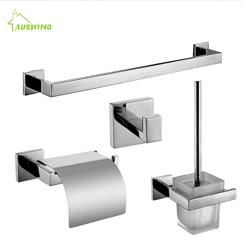 Bathroom Accessories Chrome Square – Everything Bathroom