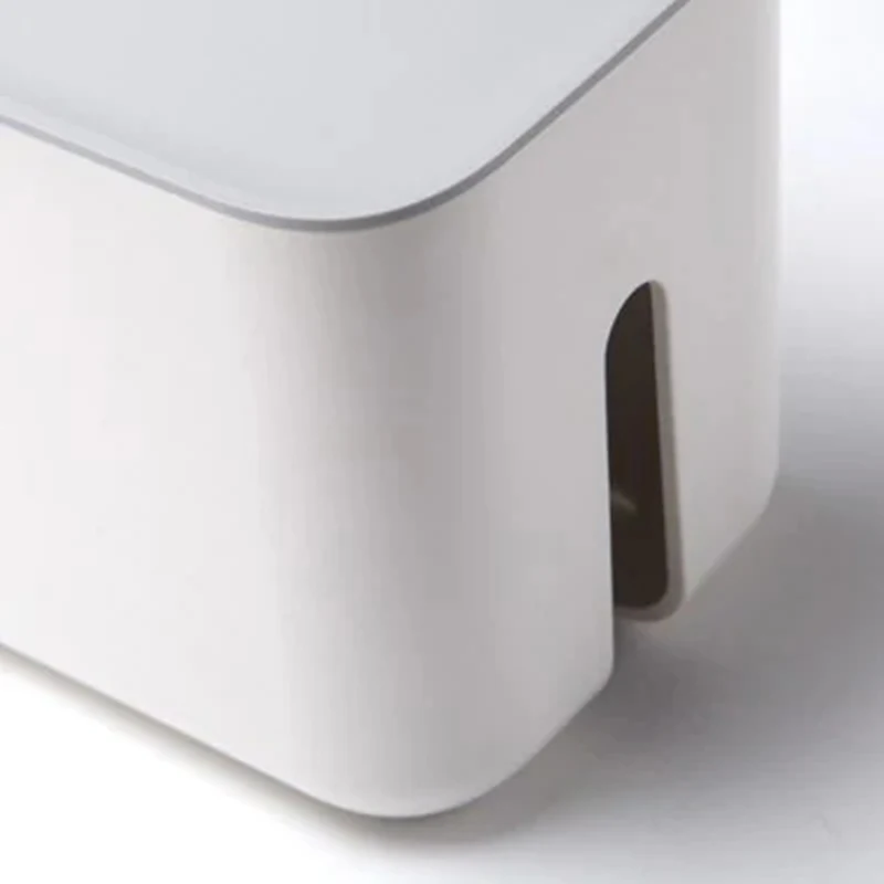 Оригинальная коробка для хранения Xiaomi, блок питания с розеткой, коробка для хранения кабеля питания, кабель коллектора, Пылезащитная кабельная линия, коробка для хранения