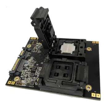 

BGA316 flip test seat SSD Huirong SM2258H main control one drag two test fixture