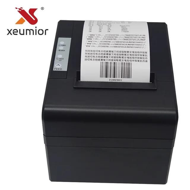 Cheap Xeumior SM-8330 Auto Cutter USB Serial Ethernet Port Barcode Printer Wholesale POS Printer Thermal printer 80mm