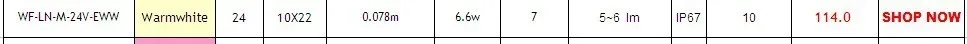 WF-LN-M-24V-EWW