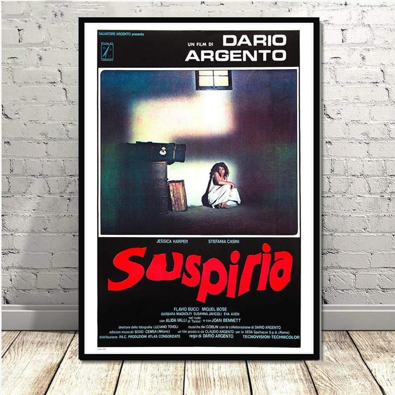 Suspiria классический фильм ужасов фильм художественный постер Картина Настенная картина домашний декор, плакаты и принты - Цвет: 0017